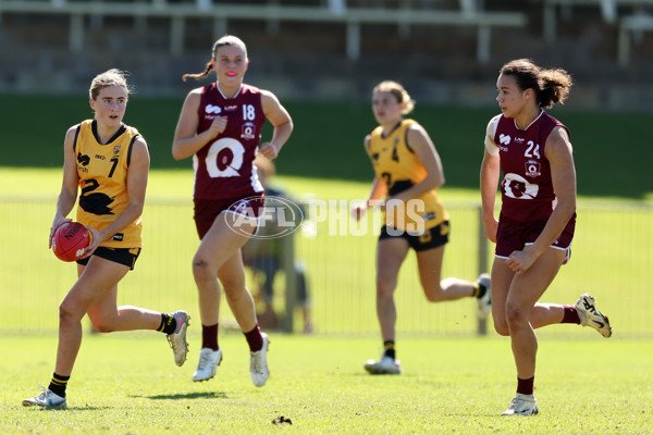 Marsh AFL National Championships U18 Girls 2024 - Western Australia v Queensland - A-52484251