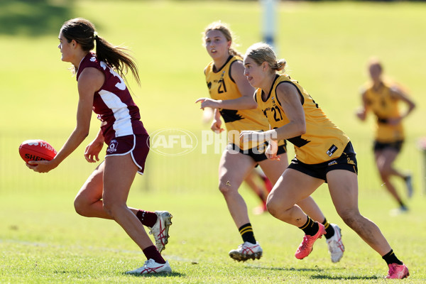 Marsh AFL National Championships U18 Girls 2024 - Western Australia v Queensland - A-52484254