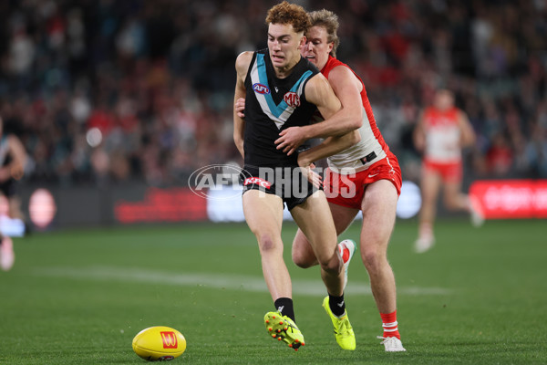 AFL 2024 Round 21 - Port Adelaide v Sydney - A-52491119