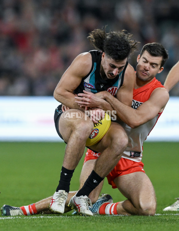 AFL 2024 Round 21 - Port Adelaide v Sydney - A-52493587