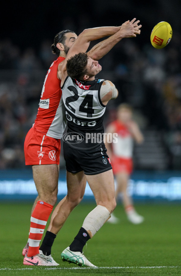 AFL 2024 Round 21 - Port Adelaide v Sydney - A-52493594