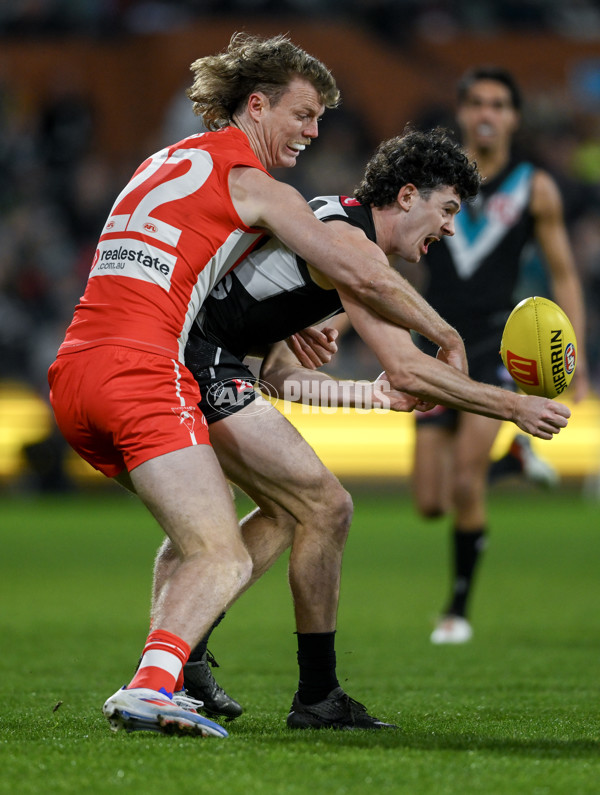 AFL 2024 Round 21 - Port Adelaide v Sydney - A-52495926