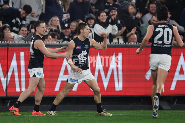 AFL 2024 Round 21 - Collingwood v Carlton - A-52495937