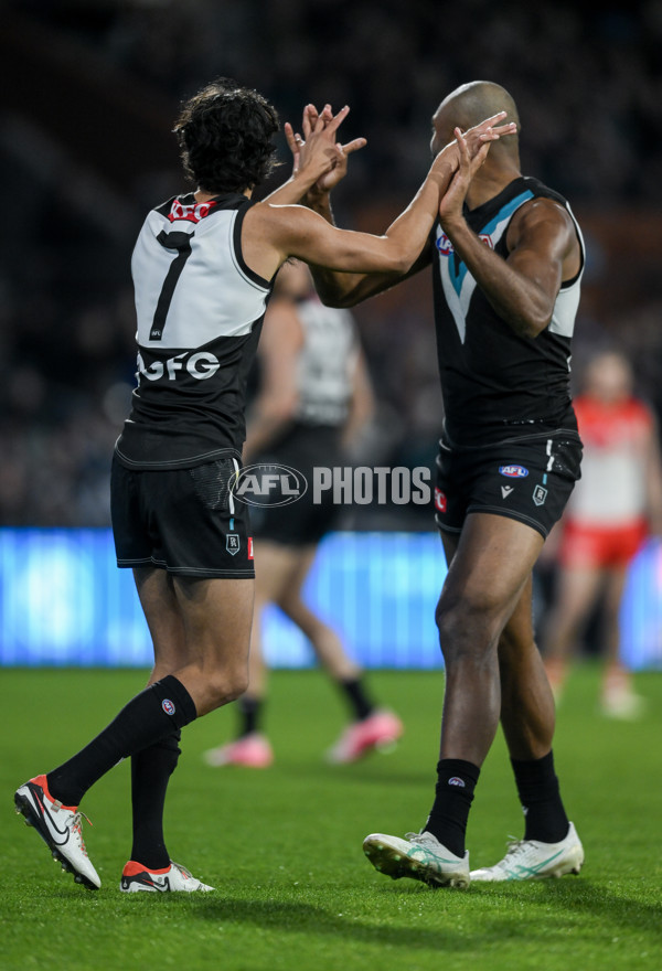 AFL 2024 Round 21 - Port Adelaide v Sydney - A-52495941