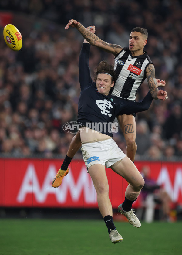 AFL 2024 Round 21 - Collingwood v Carlton - A-52498267