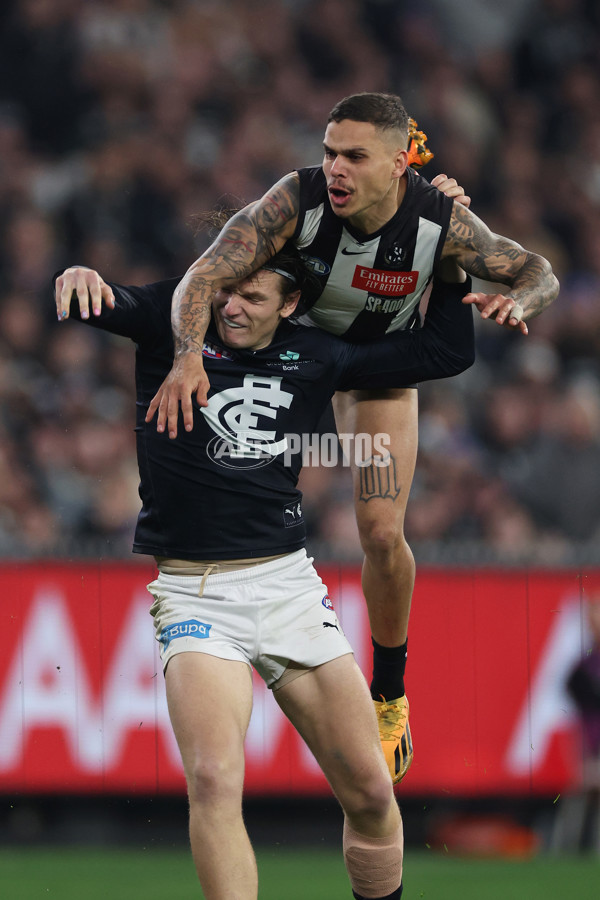 AFL 2024 Round 21 - Collingwood v Carlton - A-52498756