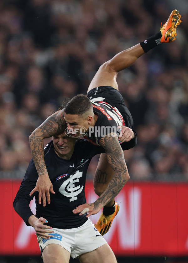 AFL 2024 Round 21 - Collingwood v Carlton - A-52498757