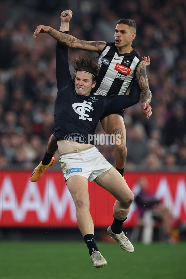 AFL 2024 Round 21 - Collingwood v Carlton - A-52498758