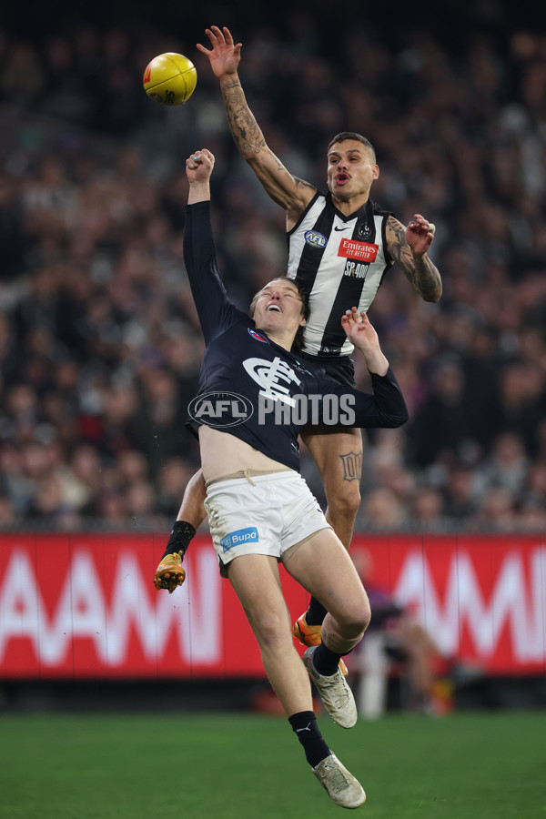 AFL 2024 Round 21 - Collingwood v Carlton - A-52498759