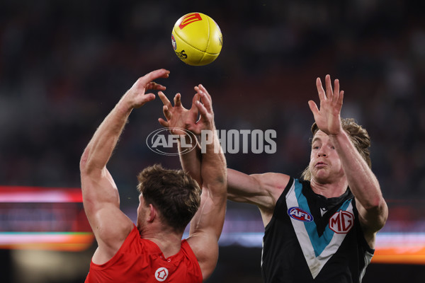 AFL 2024 Round 21 - Port Adelaide v Sydney - A-52500748