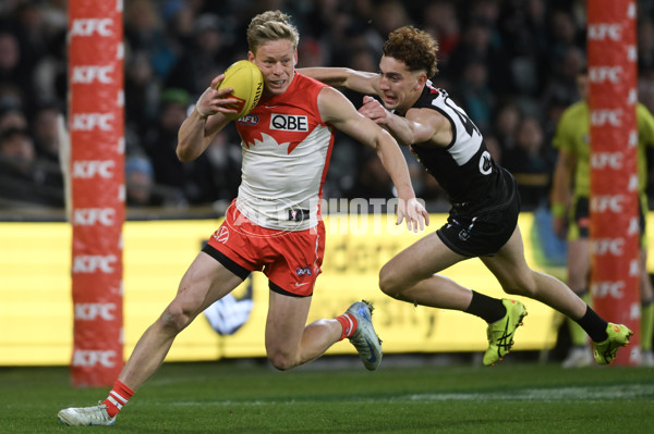 AFL 2024 Round 21 - Port Adelaide v Sydney - A-52501163