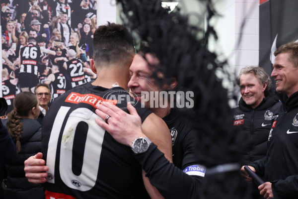 AFL 2024 Round 21 - Collingwood v Carlton - A-52509088