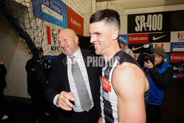 AFL 2024 Round 21 - Collingwood v Carlton - A-52509585