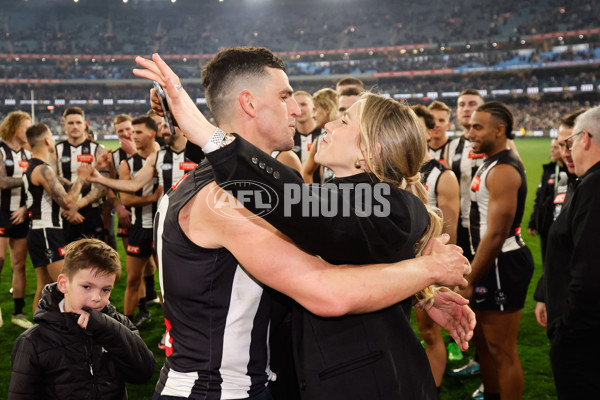 AFL 2024 Round 21 - Collingwood v Carlton - A-52509588