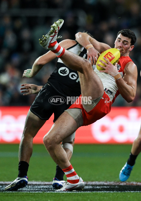 AFL 2024 Round 21 - Port Adelaide v Sydney - A-52514831