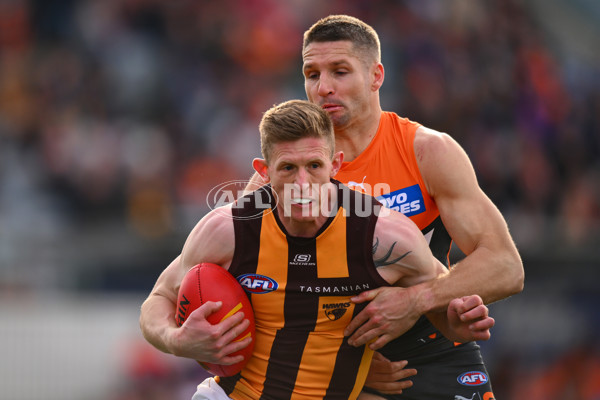 AFL 2024 Round 21 - GWS v Hawthorn - A-52528683