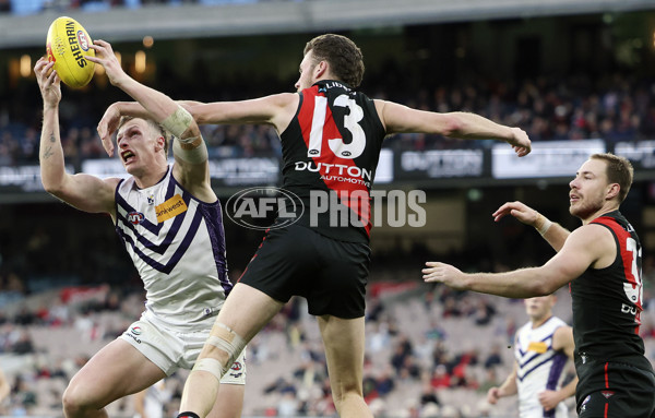 AFL 2024 Round 21 - Essendon v Fremantle - A-52535168