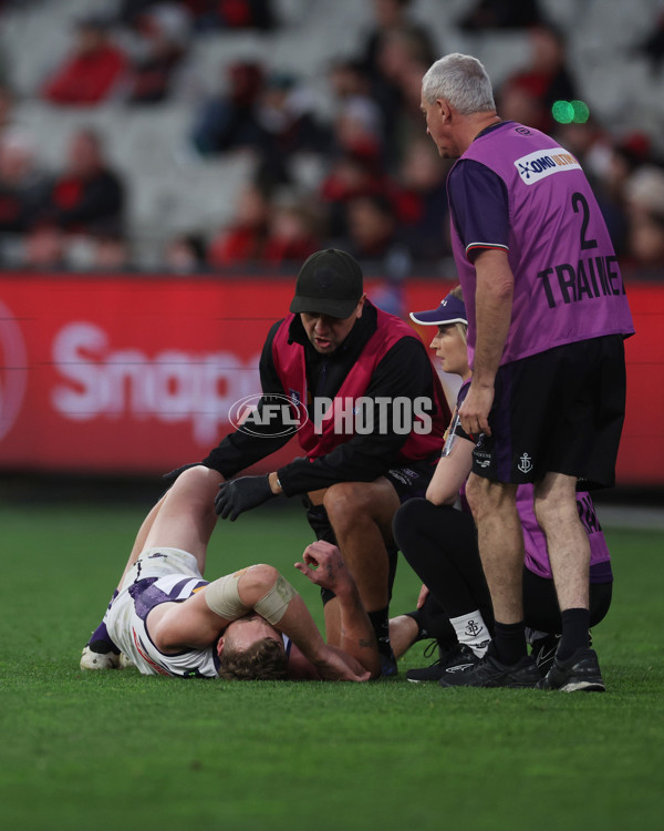 AFL 2024 Round 21 - Essendon v Fremantle - A-52535238