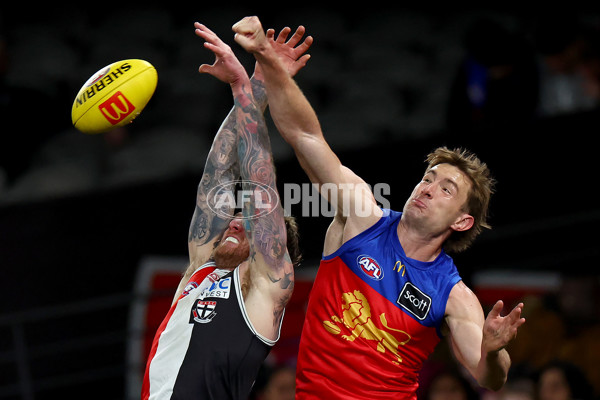 AFL 2024 Round 21 - St Kilda v Brisbane - A-52538384