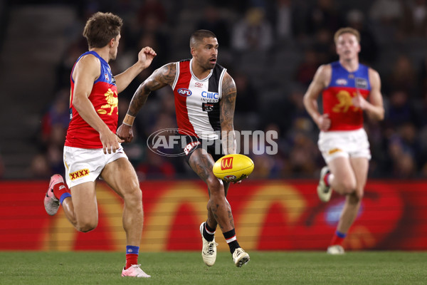 AFL 2024 Round 21 - St Kilda v Brisbane - A-52540675