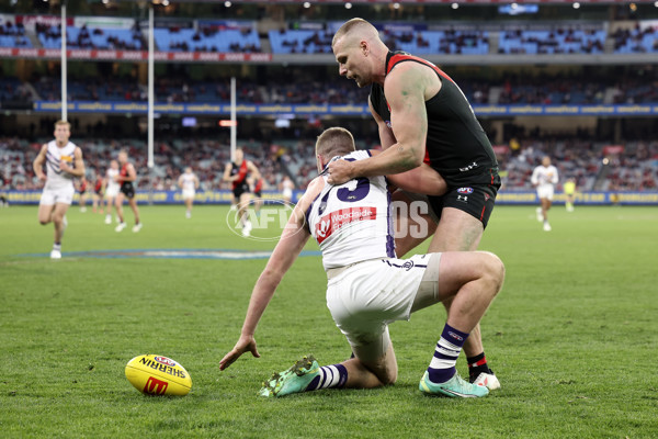 AFL 2024 Round 21 - Essendon v Fremantle - A-52546266