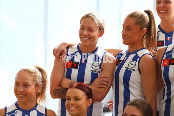 AFLW 2024 Media - North Melbourne Team Photo Day - A-52583905