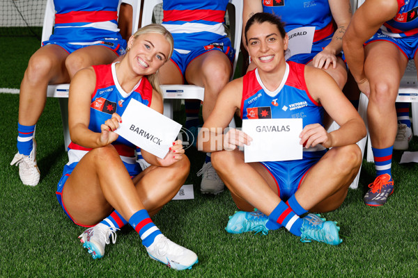 AFLW 2024 Media - Western Bulldogs Team Photo Day - A-52607722