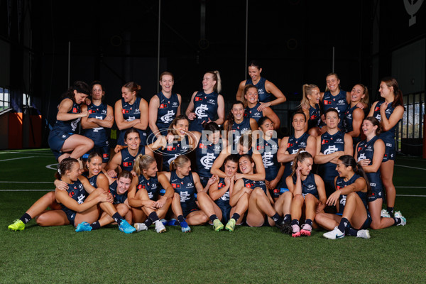 AFLW 2024 Media - Carlton Team Photo Day - A-52620763