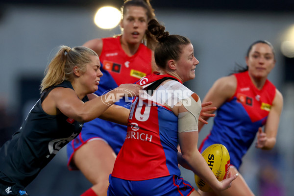 AFLW 2024 Match Simulation - Carlton v Melbourne - A-52622764