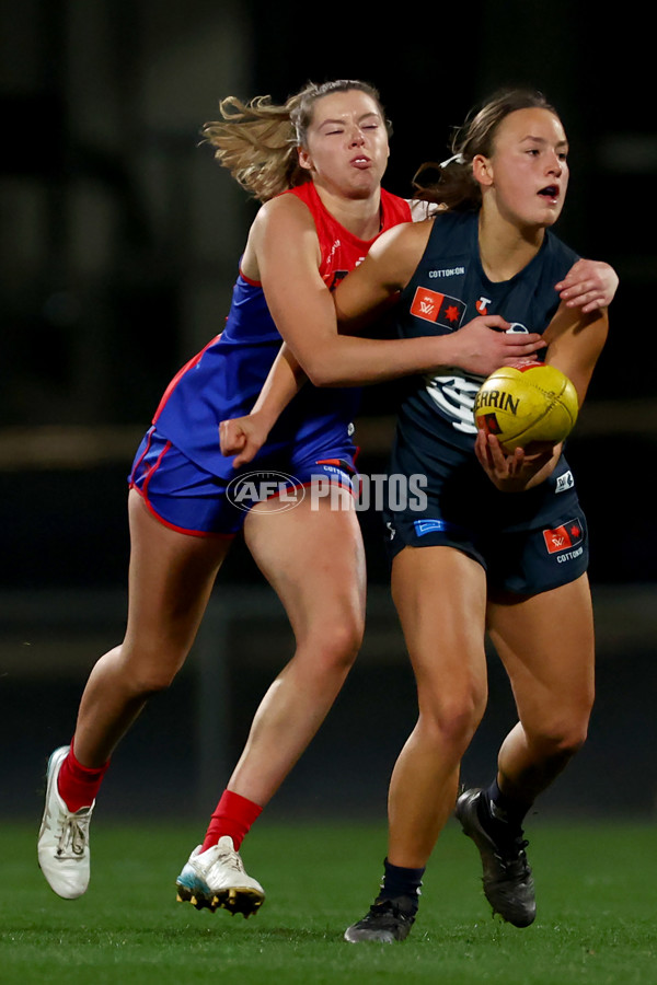 AFLW 2024 Match Simulation - Carlton v Melbourne - A-52622770