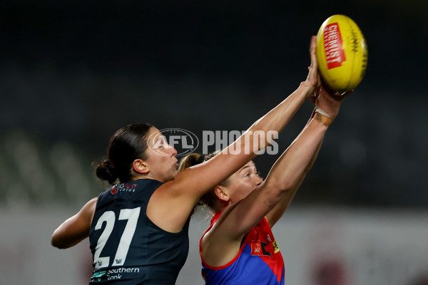 AFLW 2024 Match Simulation - Carlton v Melbourne - A-52623691