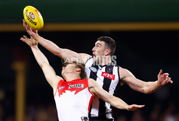 AFL 2024 Round 22 - Sydney v Collingwood - A-52626023