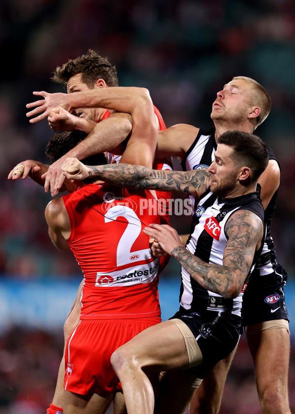 AFL 2024 Round 22 - Sydney v Collingwood - A-52626490