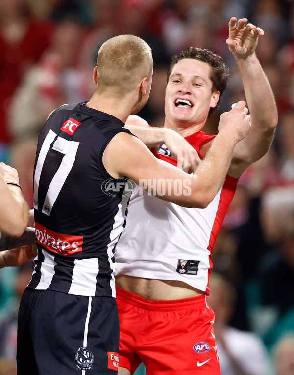 AFL 2024 Round 22 - Sydney v Collingwood - A-52626523