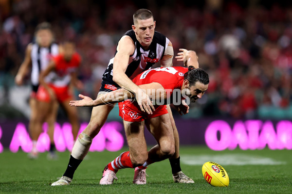 AFL 2024 Round 22 - Sydney v Collingwood - A-52628396