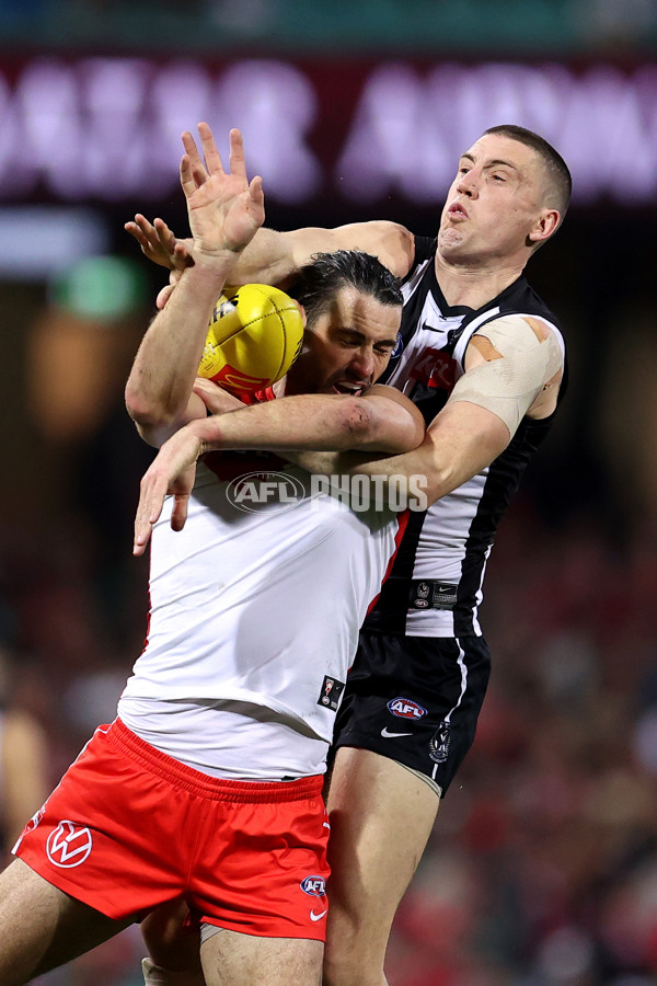 AFL 2024 Round 22 - Sydney v Collingwood - A-52628401