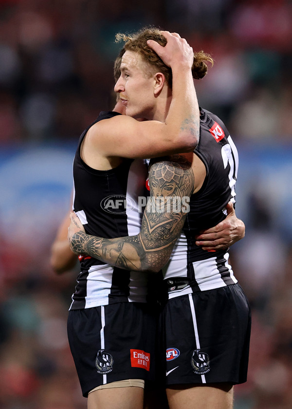 AFL 2024 Round 22 - Sydney v Collingwood - A-52628411
