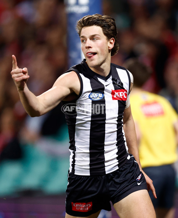 AFL 2024 Round 22 - Sydney v Collingwood - A-52629250