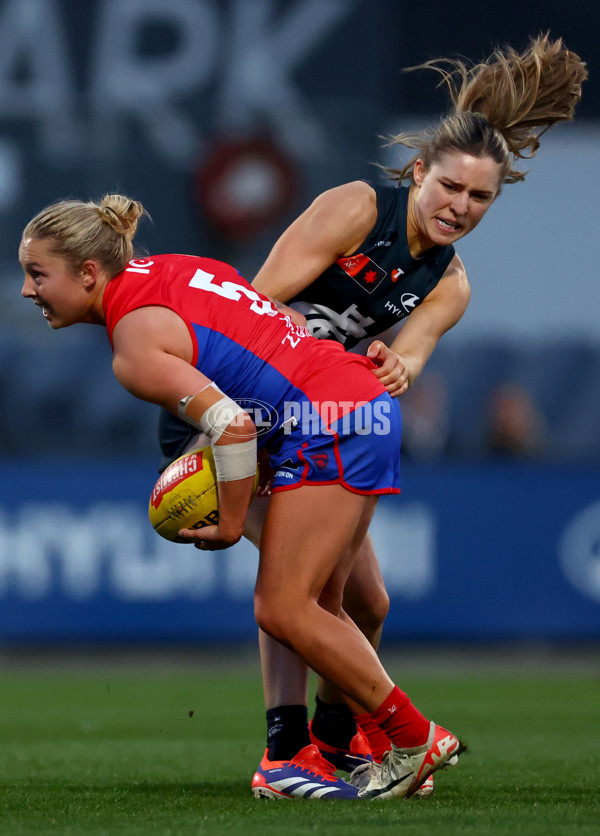 AFLW 2024 Match Simulation - Carlton v Melbourne - A-52631520