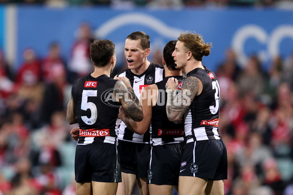 AFL 2024 Round 22 - Sydney v Collingwood - A-52631539