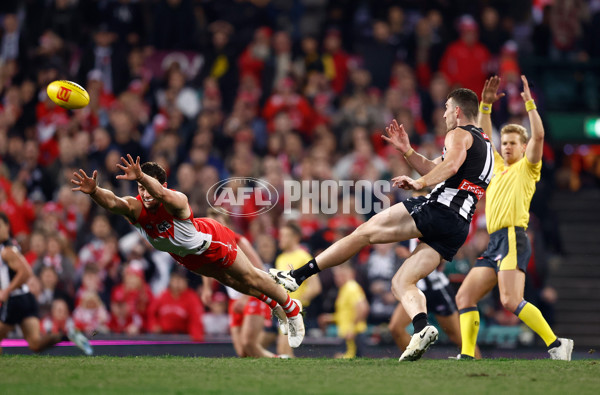 AFL 2024 Round 22 - Sydney v Collingwood - A-52633995