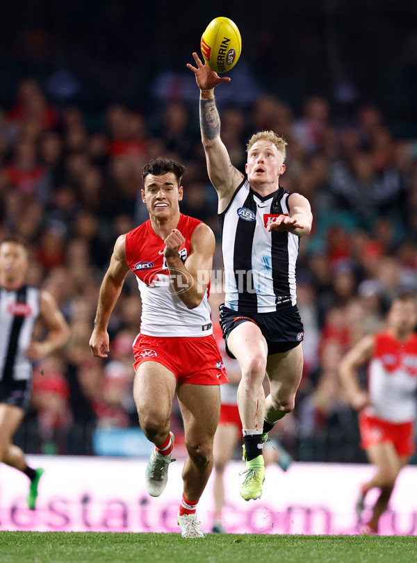 AFL 2024 Round 22 - Sydney v Collingwood - A-52634104