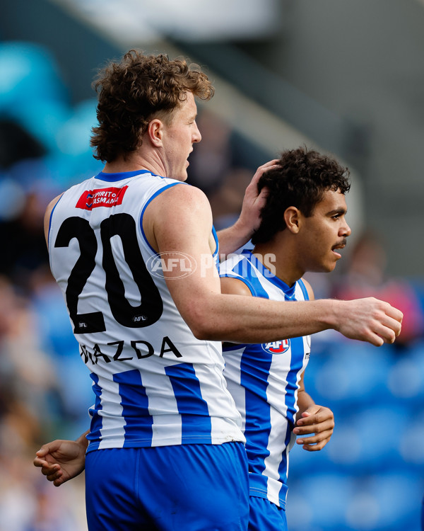 AFL 2024 Round 22 - North Melbourne v West Coast - A-52638775