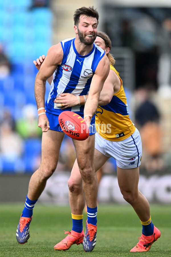AFL 2024 Round 22 - North Melbourne v West Coast - A-52641126