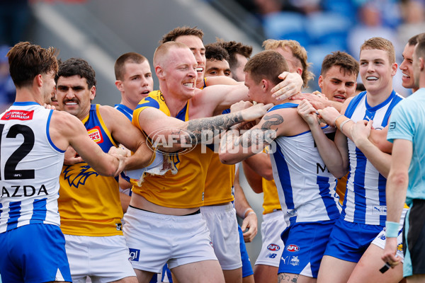AFL 2024 Round 22 - North Melbourne v West Coast - A-52642128