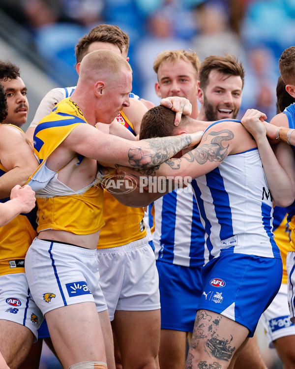 AFL 2024 Round 22 - North Melbourne v West Coast - A-52642129