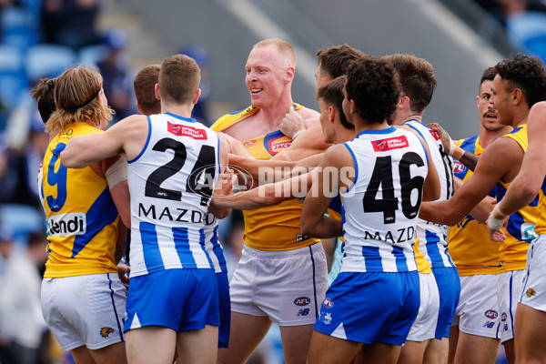AFL 2024 Round 22 - North Melbourne v West Coast - A-52642130