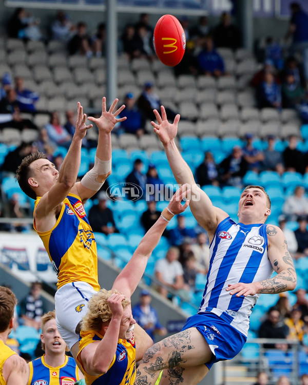 AFL 2024 Round 22 - North Melbourne v West Coast - A-52643879