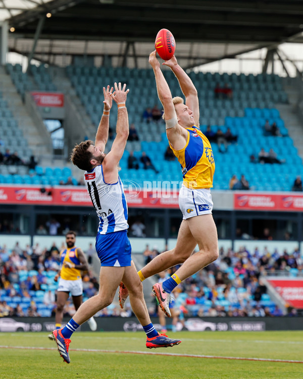 AFL 2024 Round 22 - North Melbourne v West Coast - A-52643880
