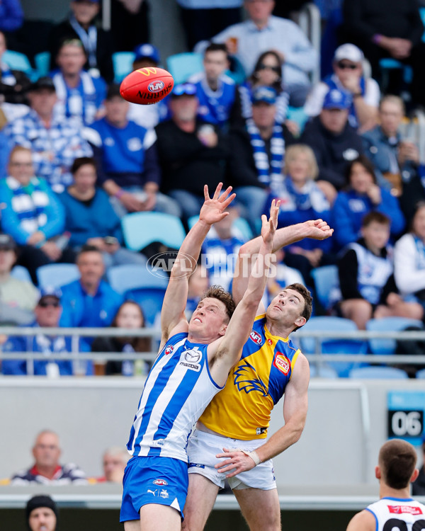 AFL 2024 Round 22 - North Melbourne v West Coast - A-52644256